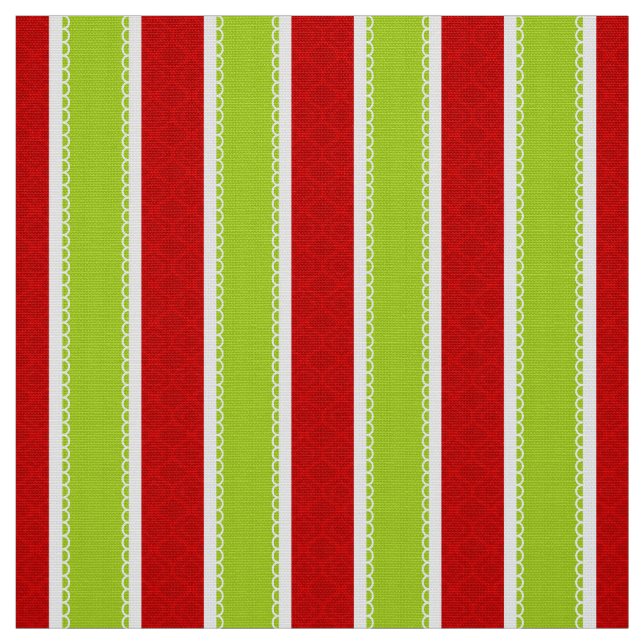 Weihnachtsfeiertags-grünes u. rotes stoff (Muster)