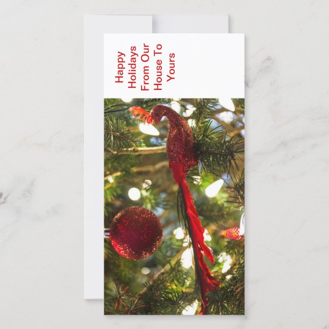 Weihnachtsfeiertags-Grußkarten Feiertagskarte (Vorderseite)