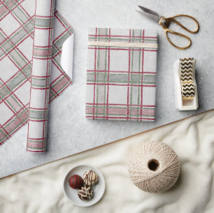 Weihnachtsfeiertags-Kariert  Geschenkpapier
