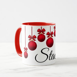 Weihnachtsfeiertags-Namen-Tasse Tasse