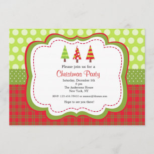 Weihnachtsfeiertags-Party Einladungen