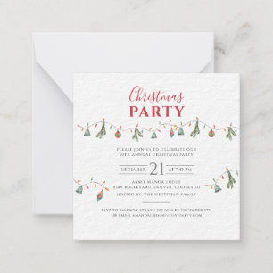 Weihnachtsfeiertagsbüro für Unternehmen - Party Mitteilungskarte
