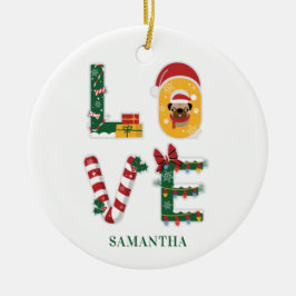 Weihnachtsfeiertagsfamilie Wohngestaltung Keramik Ornament