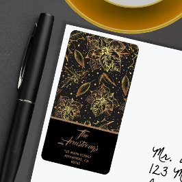 Weihnachtsfeiertagsrede Adressaufkleber