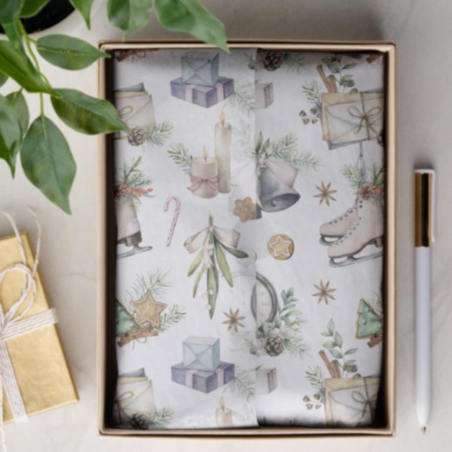 Weihnachtsfeis Skate Weihnachtsbrände Seidenpapier (Von Creator hochgeladen)