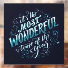 Weihnachtsfenster Fensteraufkleber