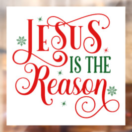 Weihnachtsfenster Fensteraufkleber