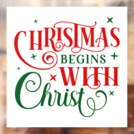 Weihnachtsfenster Fensteraufkleber