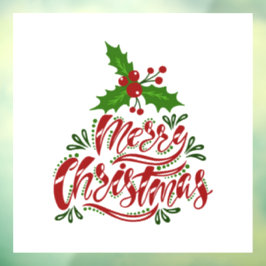 Weihnachtsfenster Fensteraufkleber