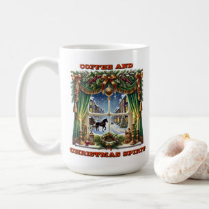 Weihnachtsfenster Kaffeetasse