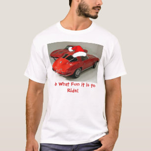 Weihnachtsfenster Rote Korvette T-Shirt