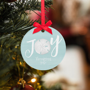 Weihnachtsferien Elegante Strand Turquoise Küste Ornament
