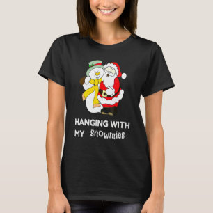 Weihnachtsferien Familienbild mit meinem S aufhäng T-Shirt