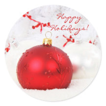 Weihnachtsferien in Rot und Weiß