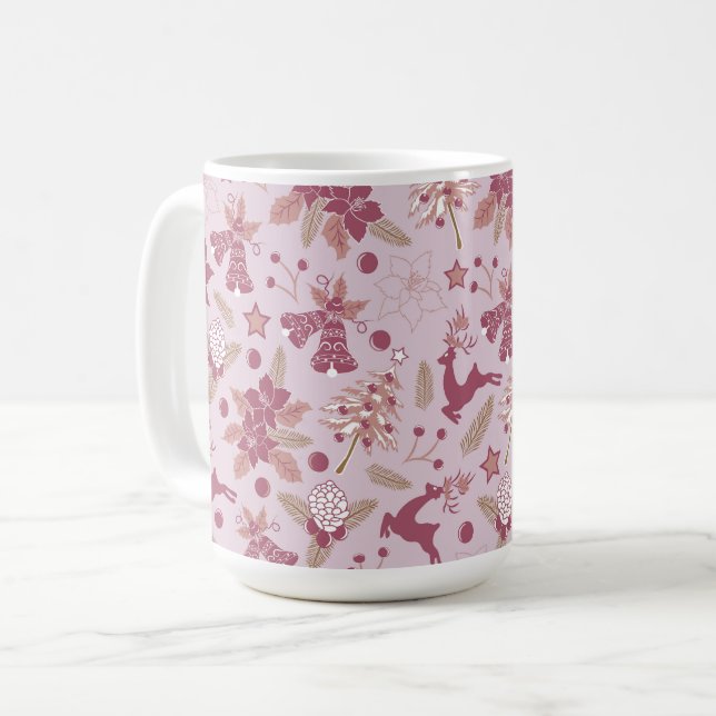 Weihnachtsferien Kaffeetasse (Vorderseite Links)