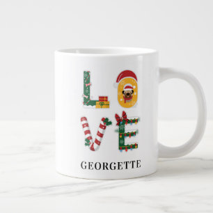 Weihnachtsferien Oma Personalisiert Jumbo-Tasse