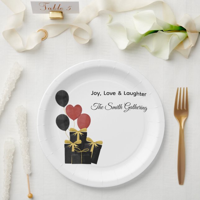 Weihnachtsferien-Papierteller  Pappteller (Hochzeit)