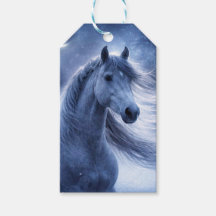 Weihnachtsferien Schönes Pferd in der Nacht