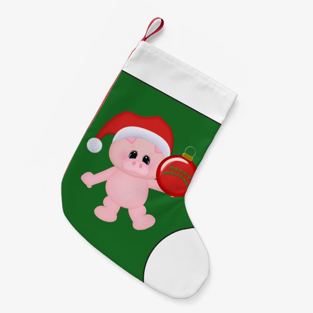 Weihnachtsferien-Strumpf Kleiner Weihnachtsstrumpf (Vorderansicht (hängend))