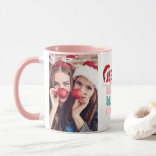 Weihnachtsferien, Tasse, personalisierte Umarmunge Tasse
