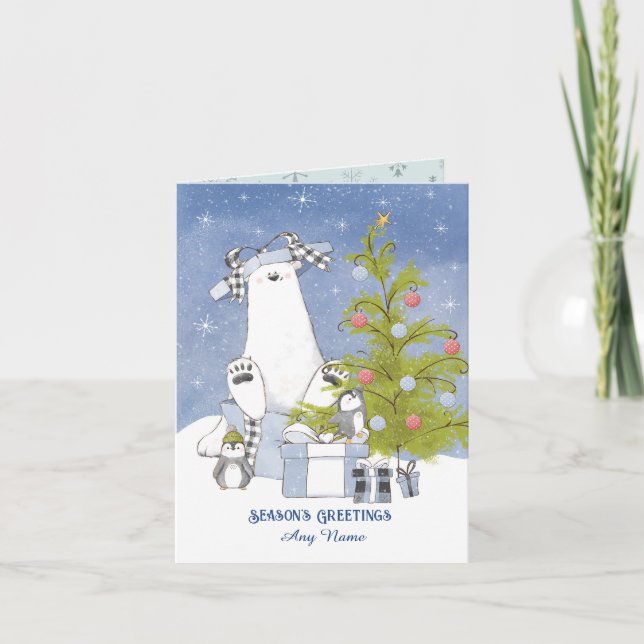 Weihnachtsfertig Karte (Vorderseite)