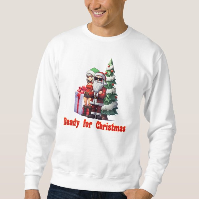 Weihnachtsfertig Sweatshirt (Vorderseite)