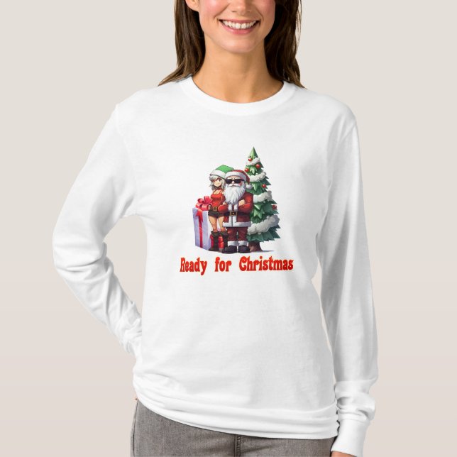 Weihnachtsfertig T-Shirt (Vorderseite)