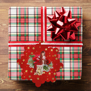 Weihnachtsfest 2 ornament karte