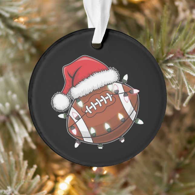 Weihnachtsfest American Football Lover Ornament (Baum)