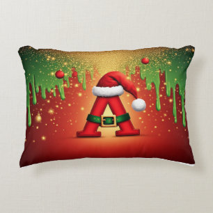 Weihnachtsfest Buchstabe A Für Weihnachtsfamilie Dekokissen