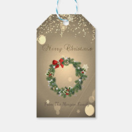 Weihnachtsfest , Confetti Geschenkanhänger