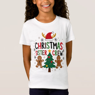 Weihnachtsfest Crew Lebkuchen Freunde T-Shirt