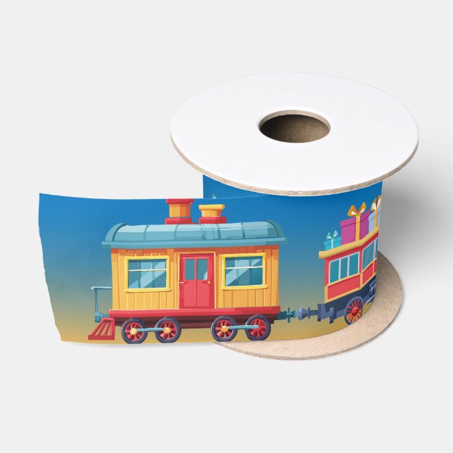 Weihnachtsfest Custom Satin Ribbon Satinband (Spule)