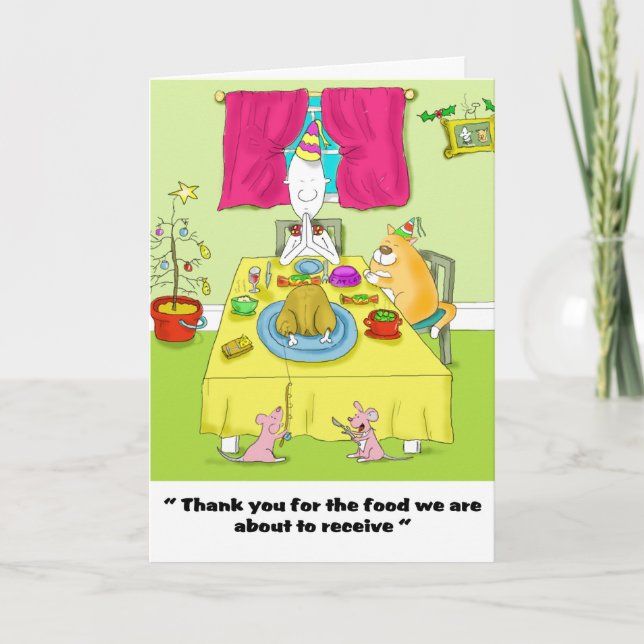 Weihnachtsfest Feiertagskarte (Vorderseite)