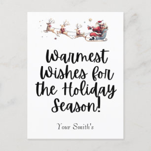 Weihnachtsfest Feiertagspostkarte