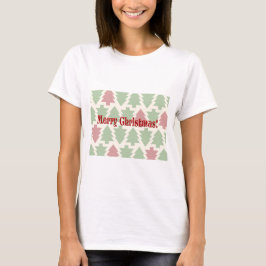 Weihnachtsfest - Frohe Weihnachten - Bäume T-Shirt