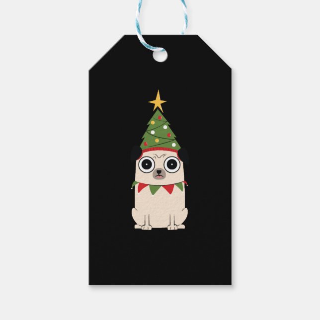 Weihnachtsfest Geschenkanhänger (Vorderseite)