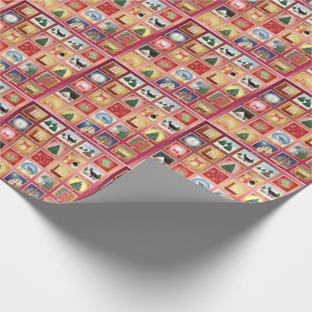 Weihnachtsfest Geschenkpapier (Ecke)