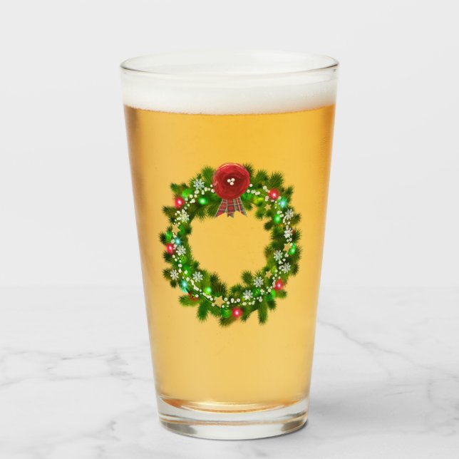 Weihnachtsfest Glas (Vorne (Gefüllt))