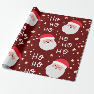 Weihnachtsfest Ho Pattern Geschenkpapier