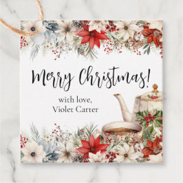 Weihnachtsfest im Blumenkohl Geschenkanhänger