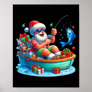 Weihnachtsfest im Juli am Strand Poster