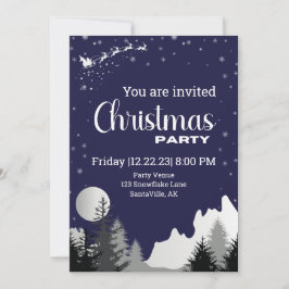 Weihnachtsfest im Unternehmen Einladung Modernes B