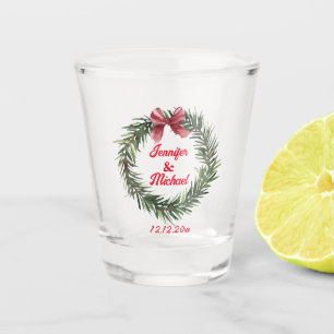 Weihnachtsfest im Wasser Schnapsglas