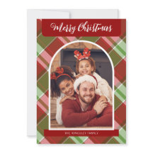 Weihnachtsfest Karo personalisiertes Foto