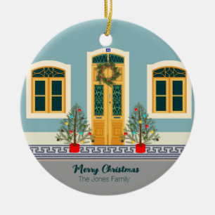 Weihnachtsfest Keramik Ornament