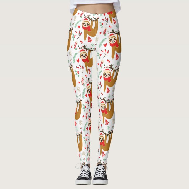 Weihnachtsfest Leggings (Vorderseite)
