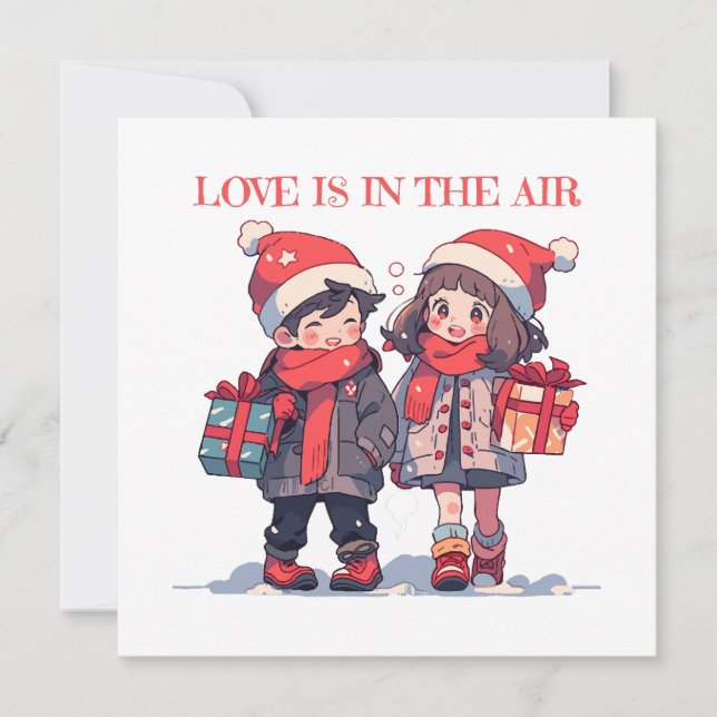 Weihnachtsfest - Liebe ist in der Luft (Vorderseite)