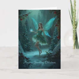 Weihnachtsfest mit einem Park des Zaubertages Karte