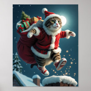Weihnachtsfest mit Geschenken und Magie Poster